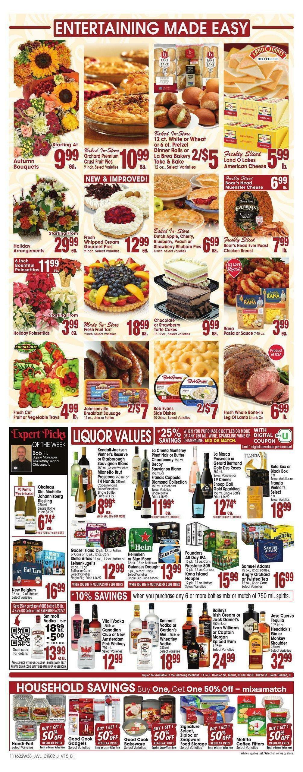 Jewel Osco Weekly Ad from November 16