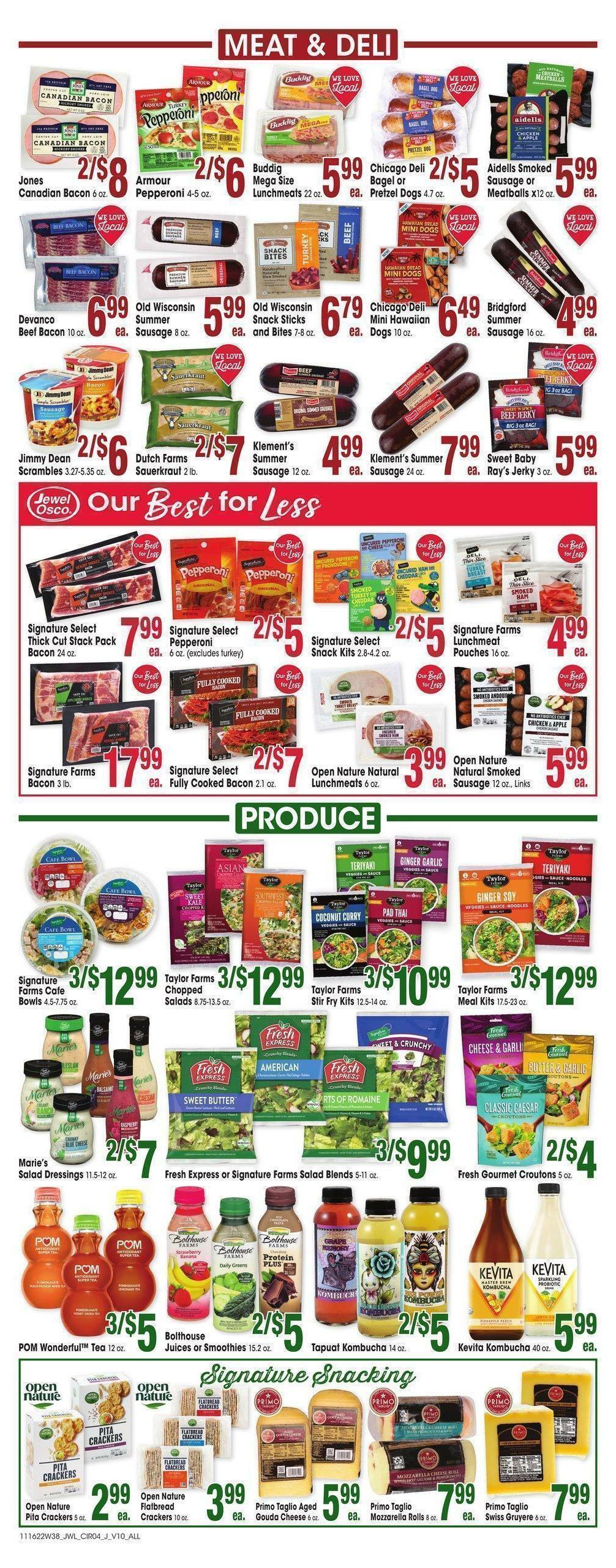 Jewel Osco Weekly Ad from November 16