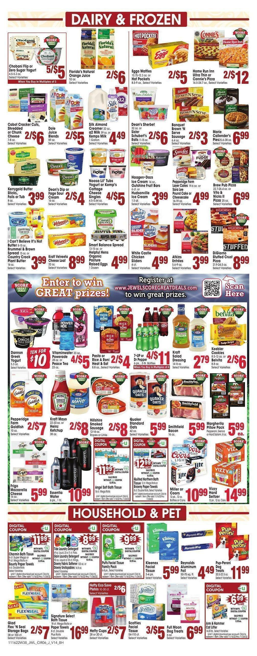 Jewel Osco Weekly Ad from November 16