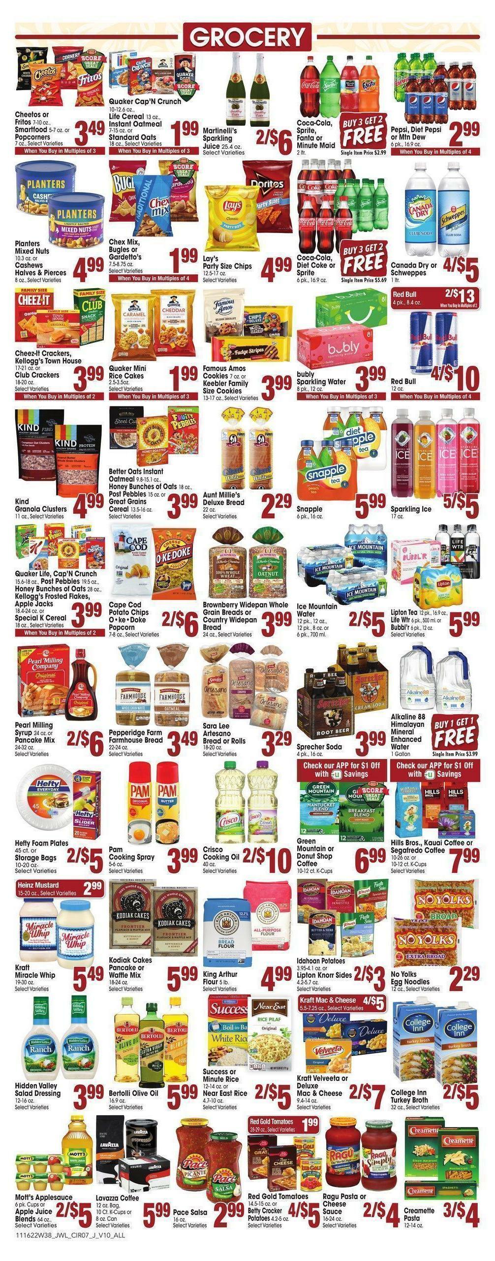 Jewel Osco Weekly Ad from November 16