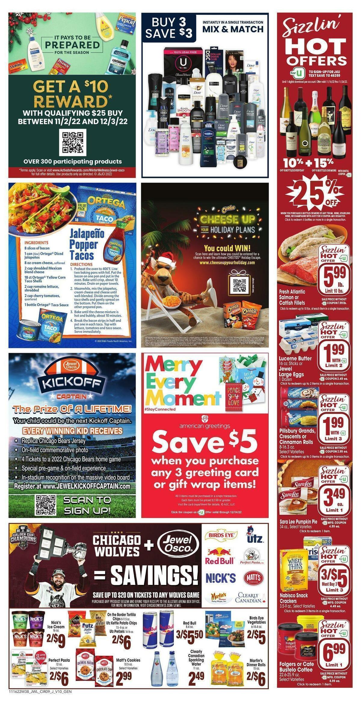 Jewel Osco Weekly Ad from November 16