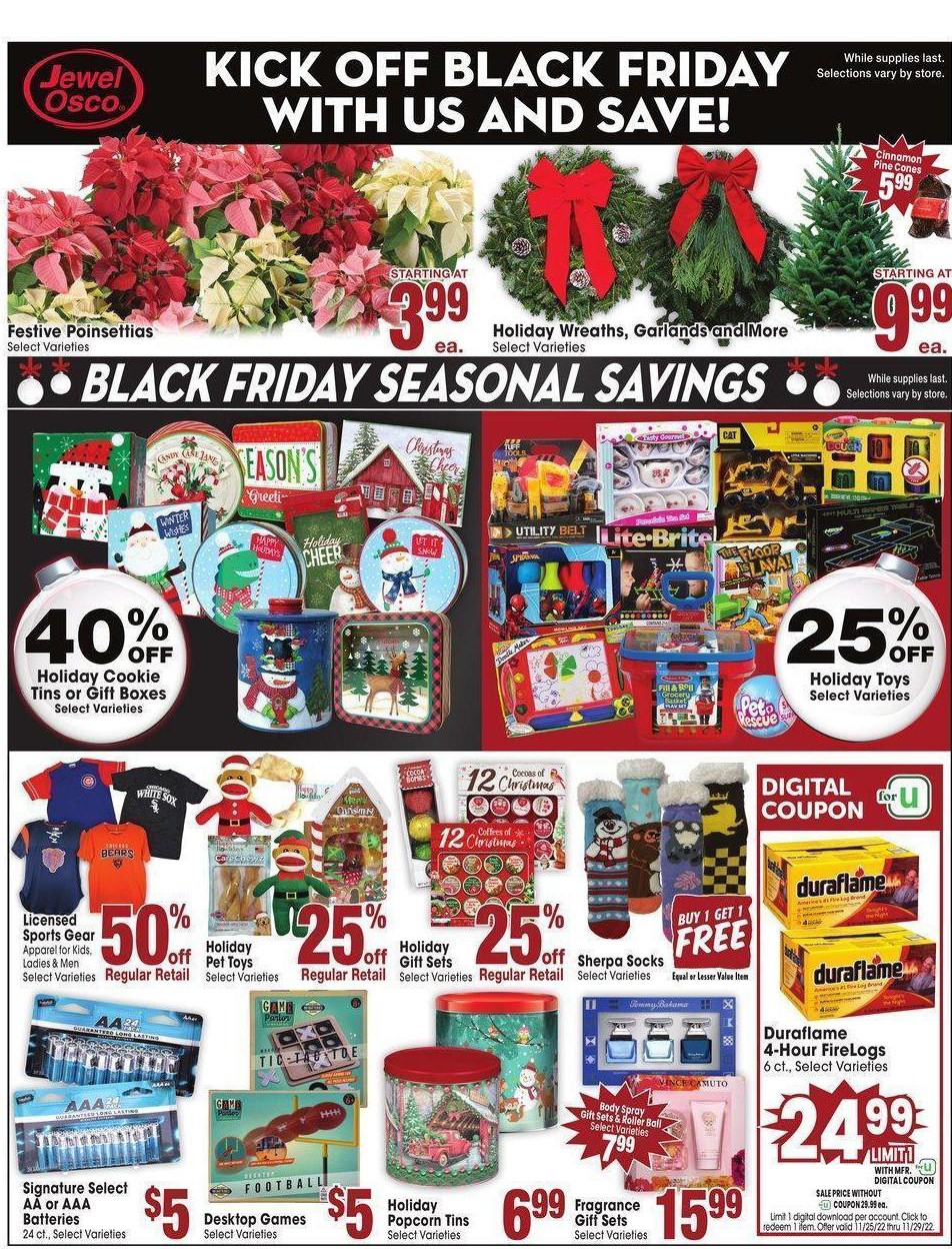 Jewel Osco Weekly Ad from November 25