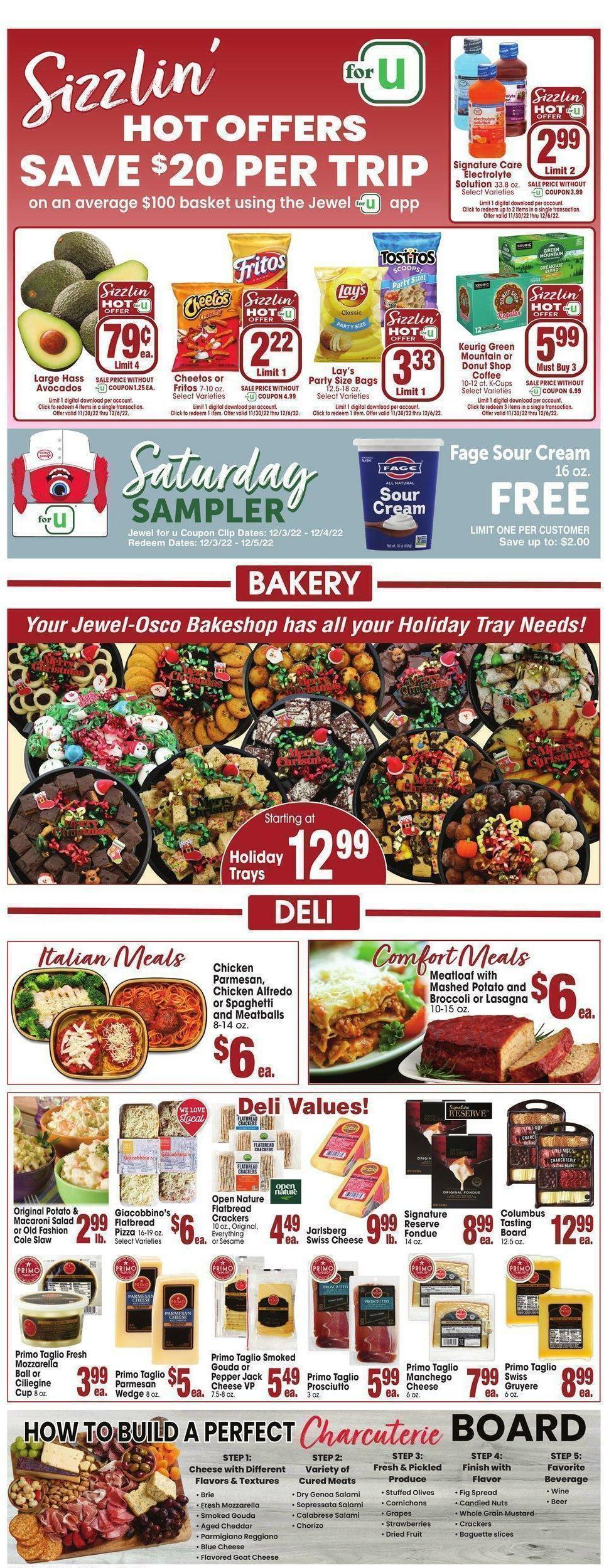 Jewel Osco Weekly Ad from November 30