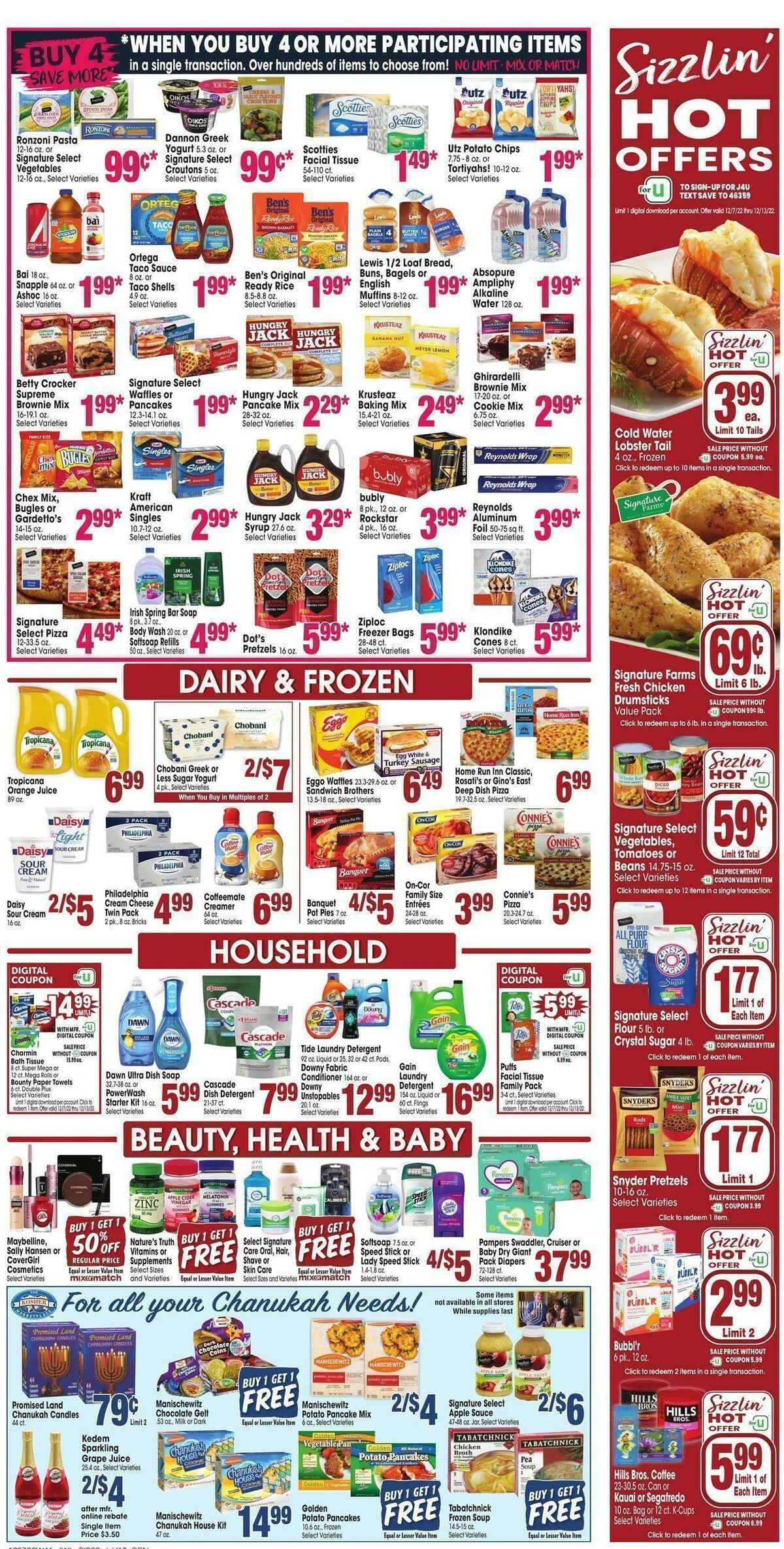 Jewel Osco Weekly Ad from December 7