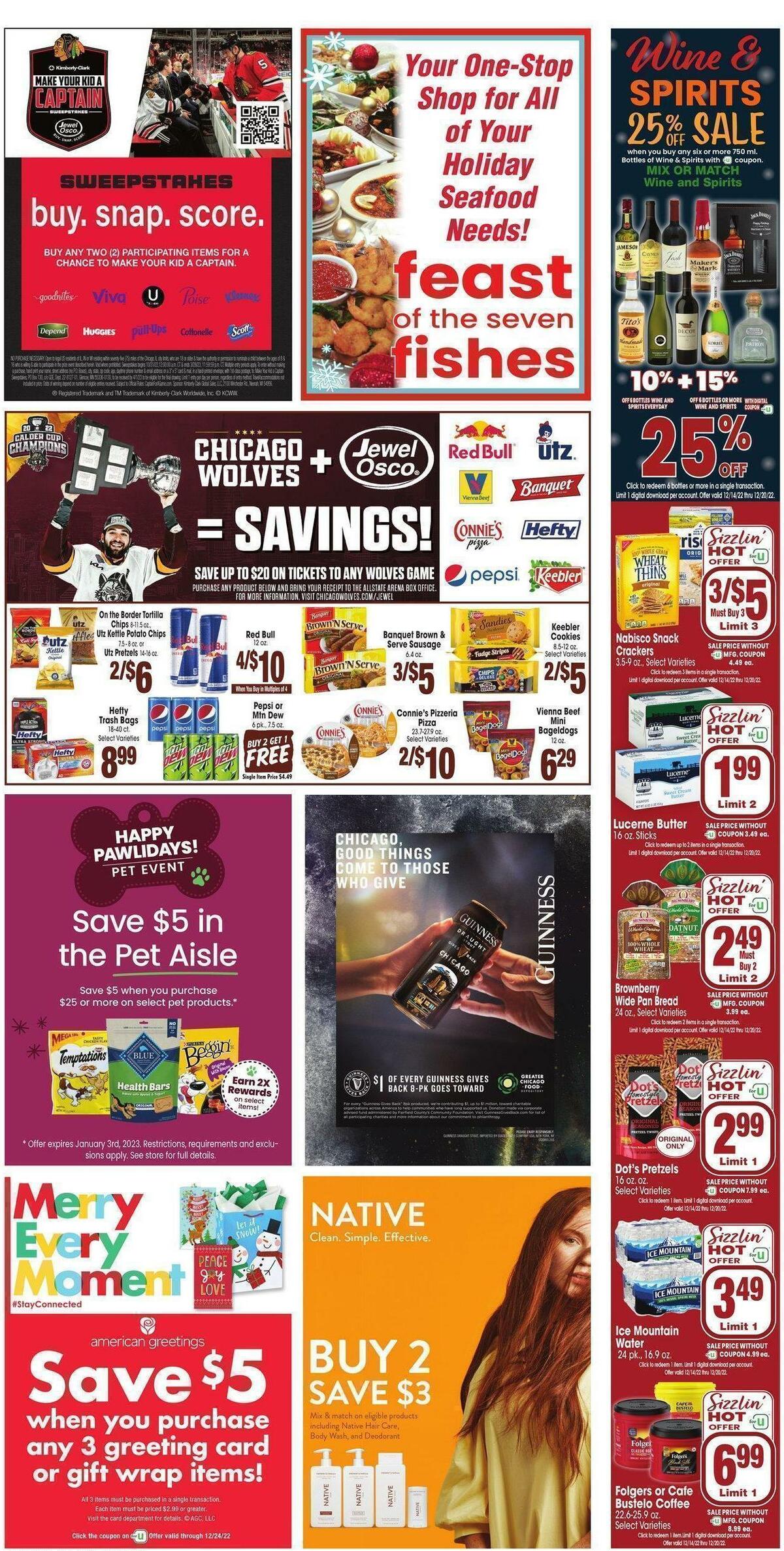 Jewel Osco Weekly Ad from December 14