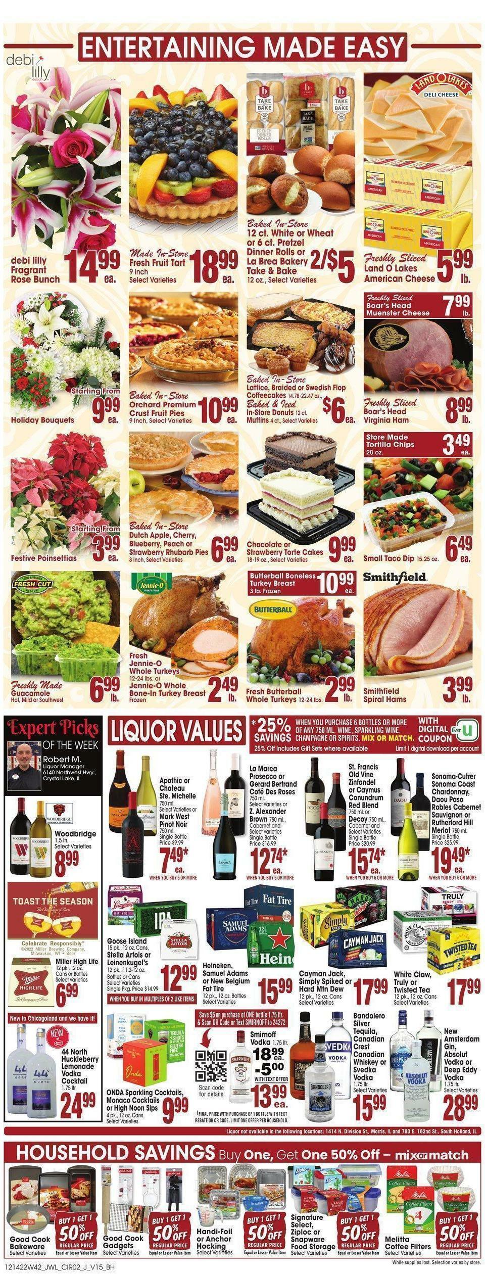 Jewel Osco Weekly Ad from December 14