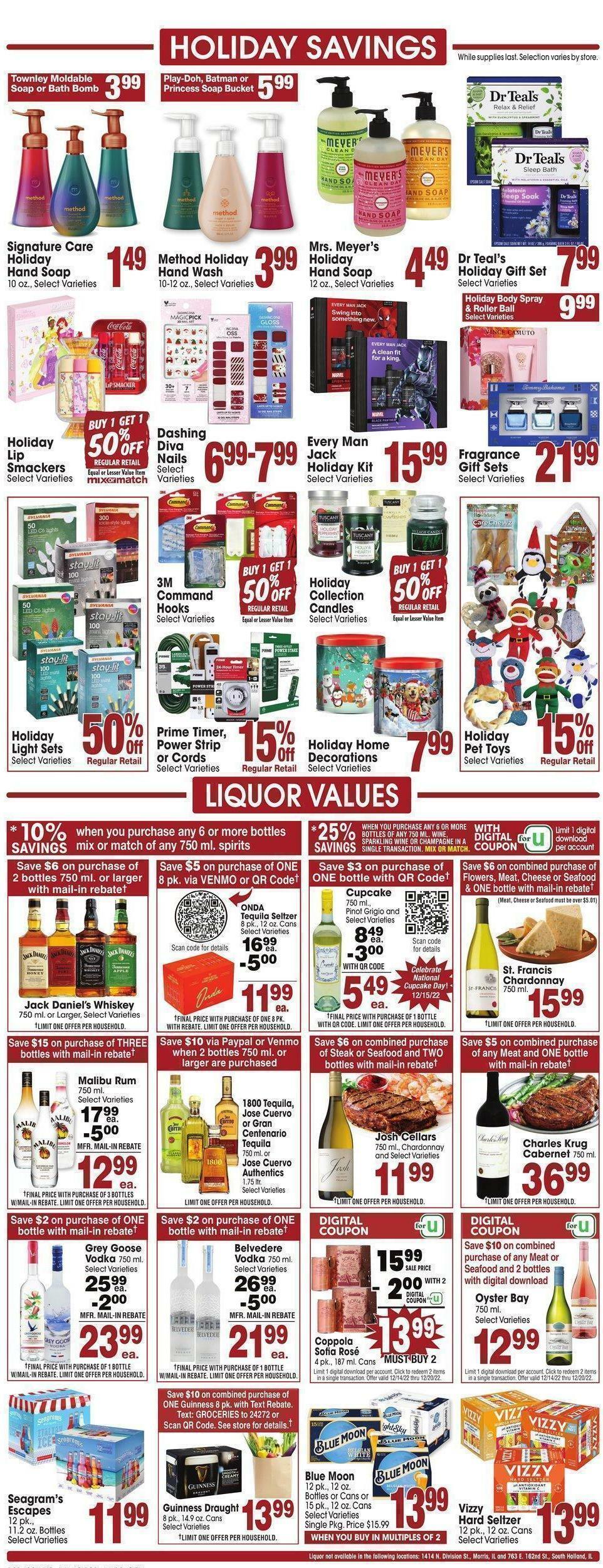Jewel Osco Weekly Ad from December 14
