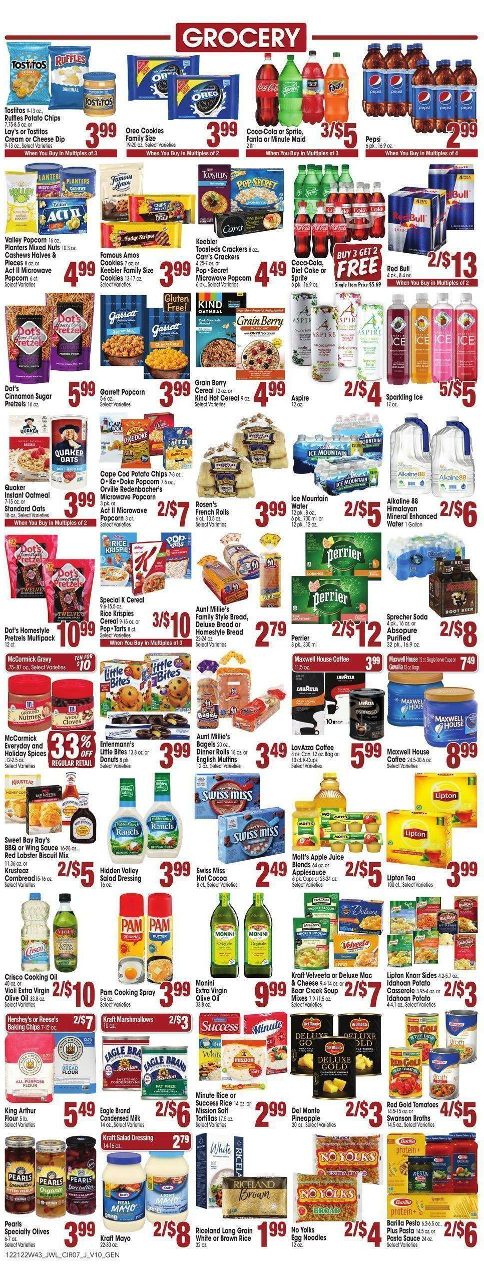 Jewel Osco Weekly Ad from December 21