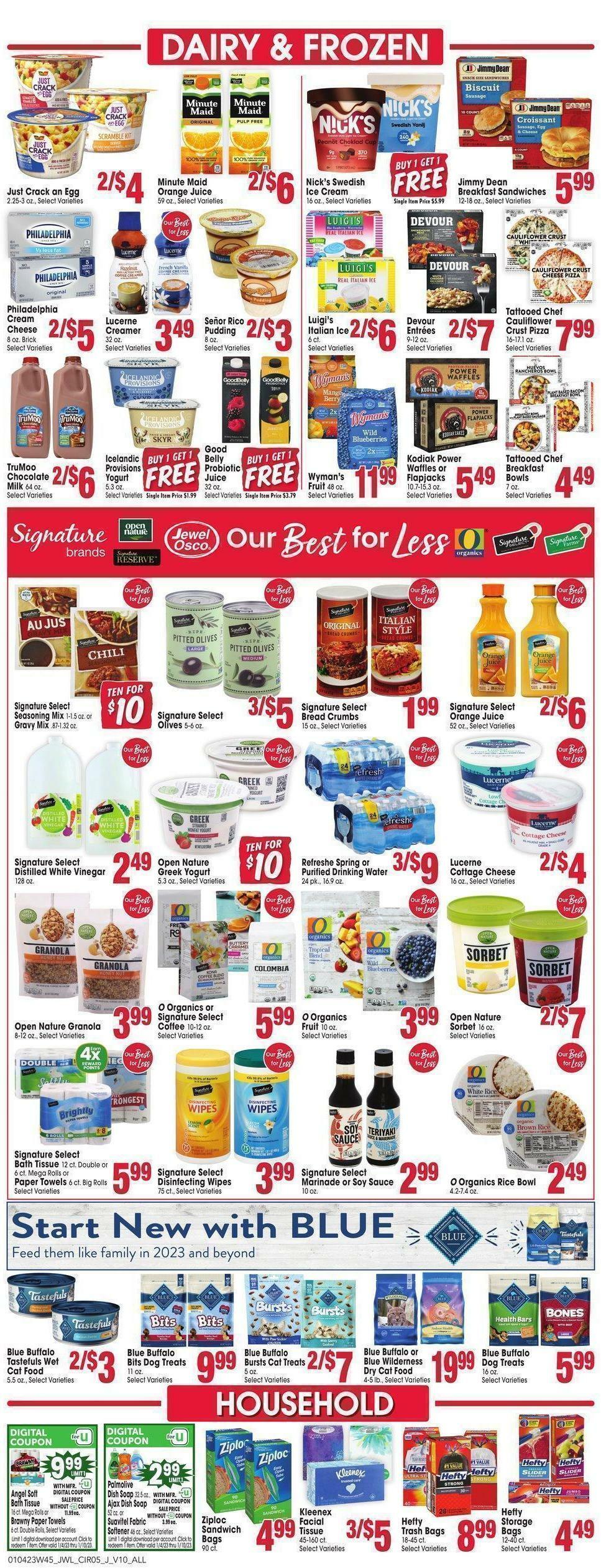 Jewel Osco Weekly Ad from January 4
