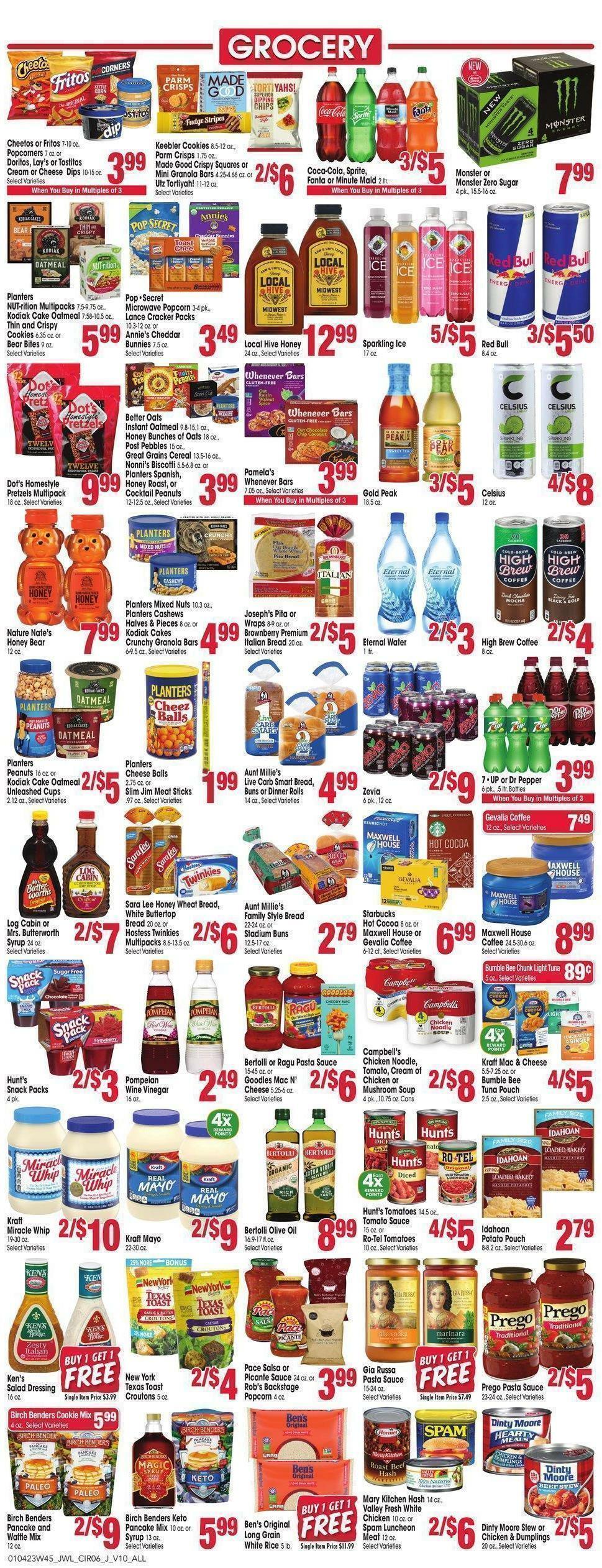 Jewel Osco Weekly Ad from January 4