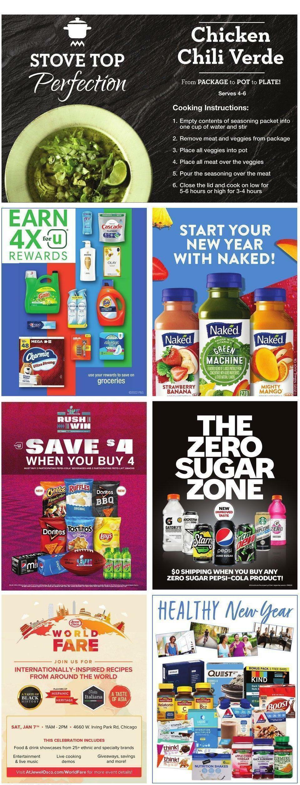 Jewel Osco Weekly Ad from January 4