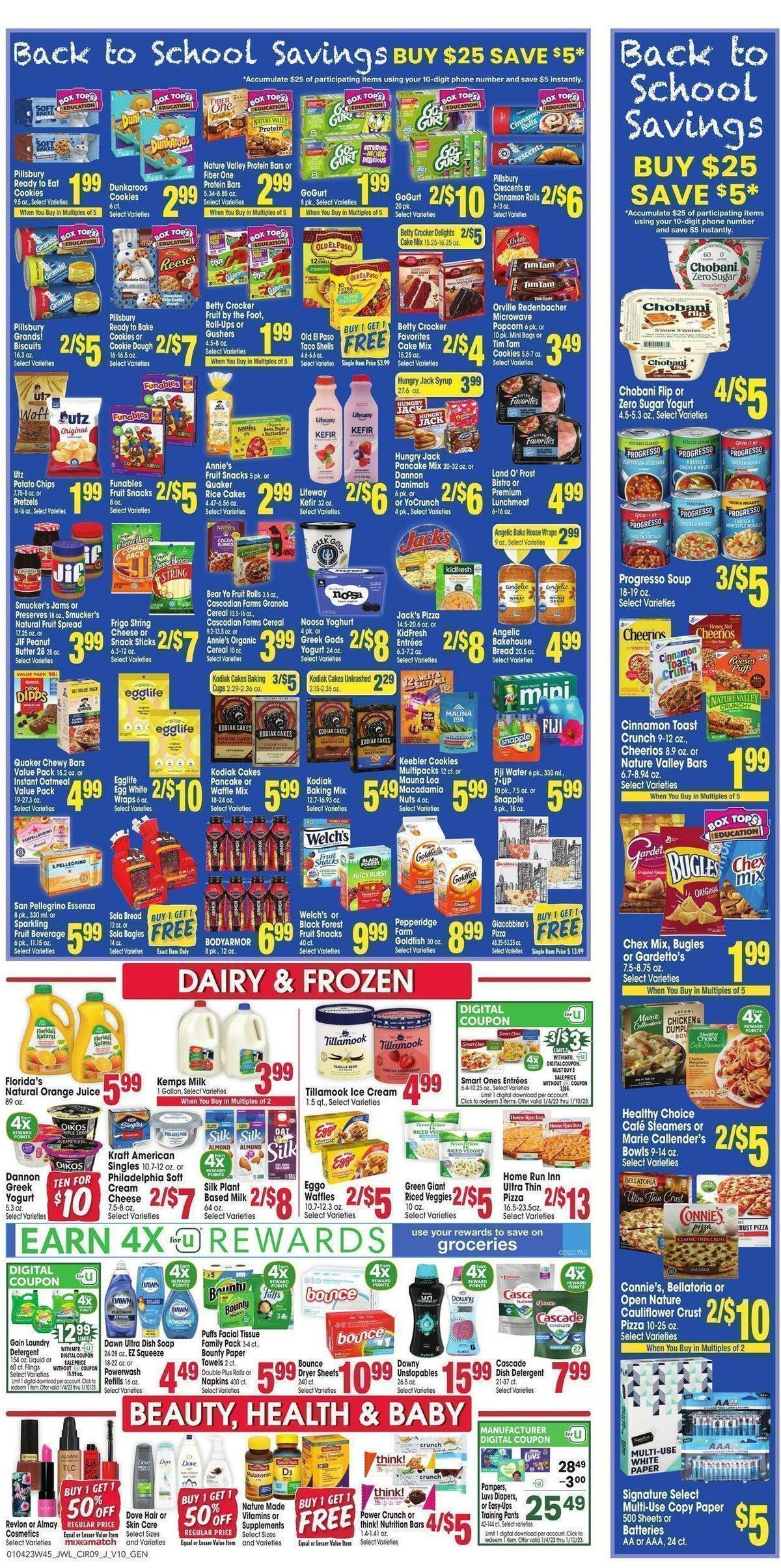 Jewel Osco Weekly Ad from January 4