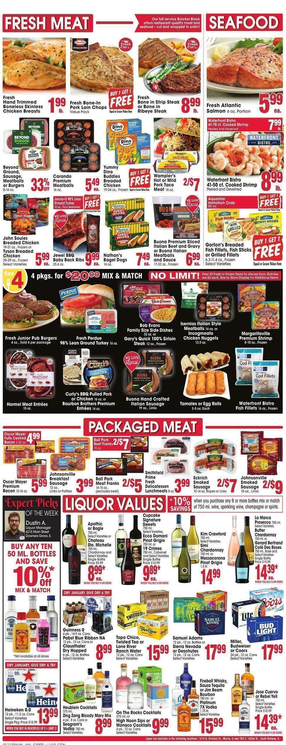 Jewel Osco Weekly Ad from January 11