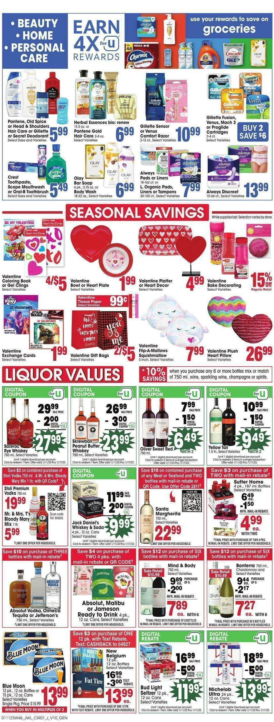 Jewel Osco Weekly Ad from January 11