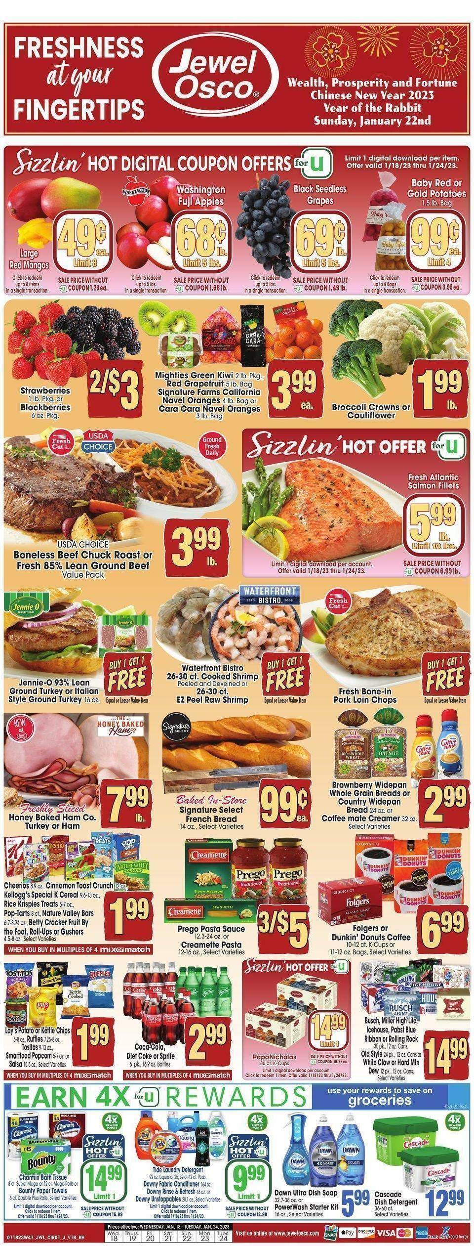 Jewel Osco Weekly Ad from January 18