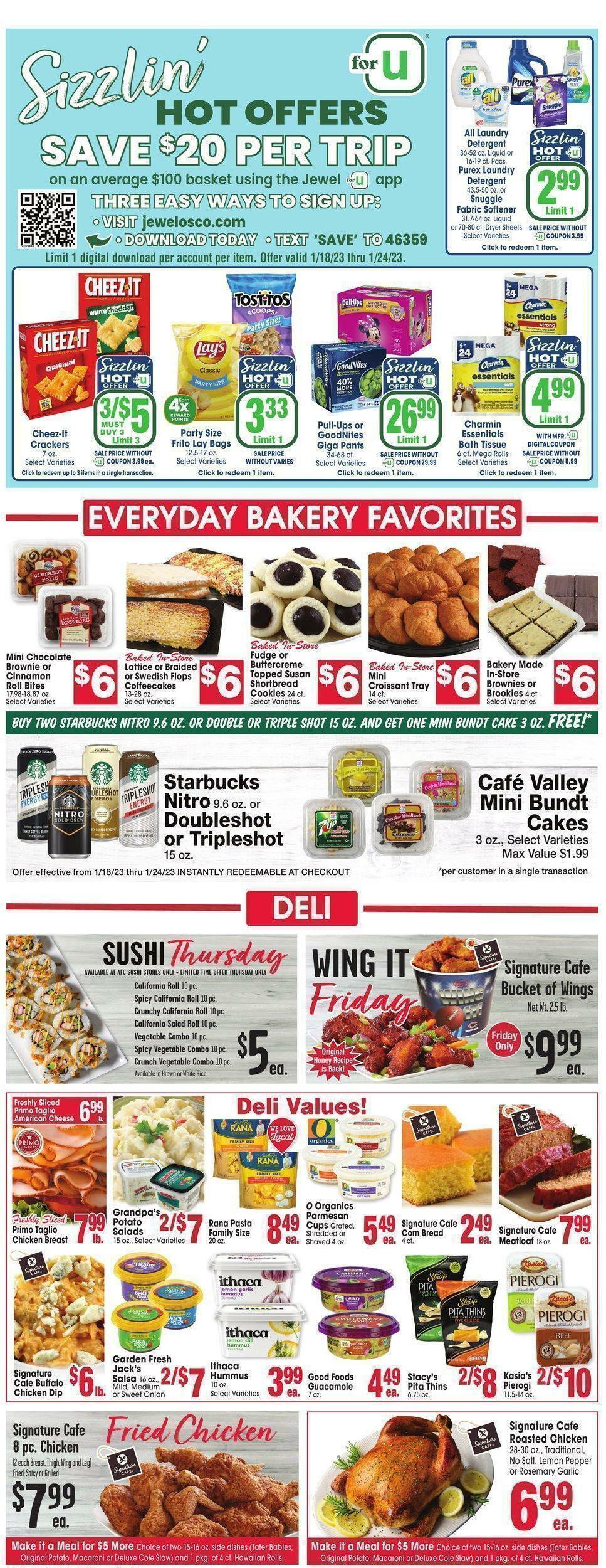 Jewel Osco Weekly Ad from January 18