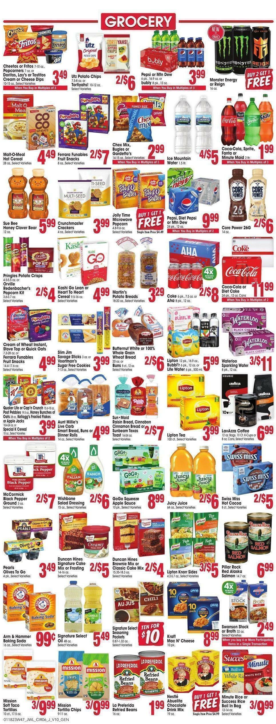 Jewel Osco Weekly Ad from January 18