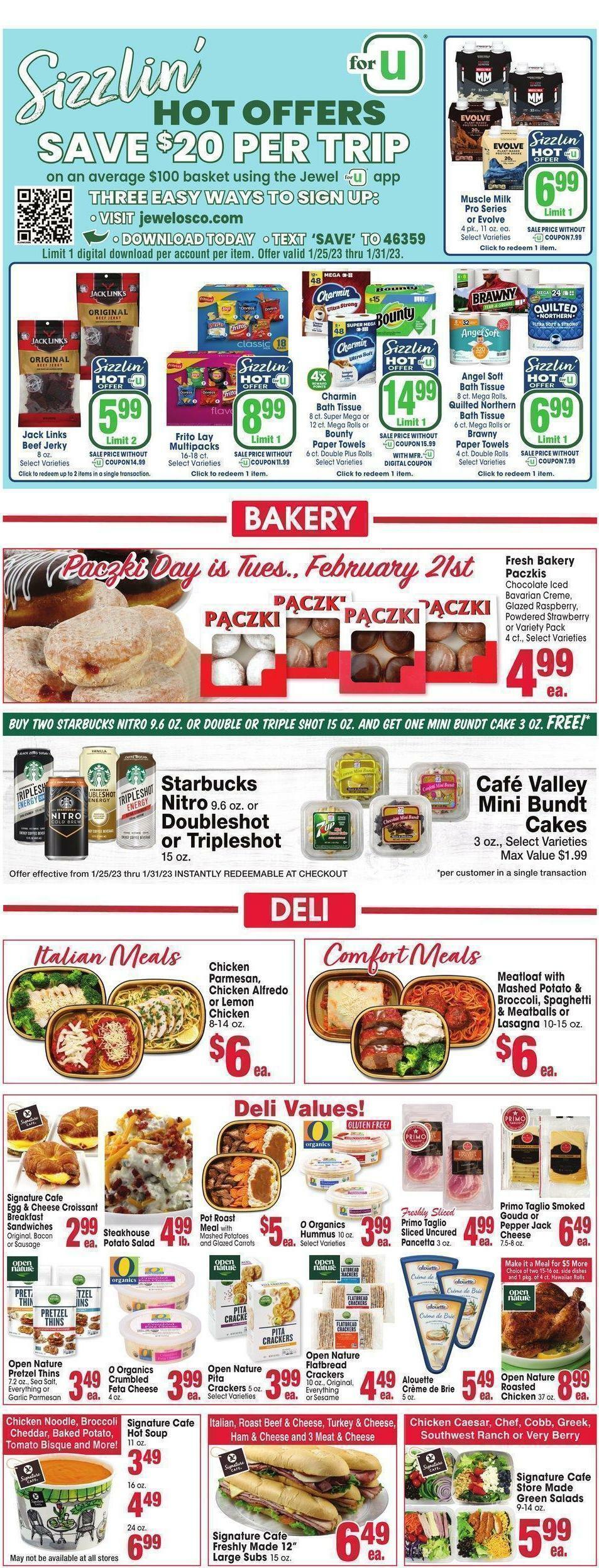 Jewel Osco Weekly Ad from January 25
