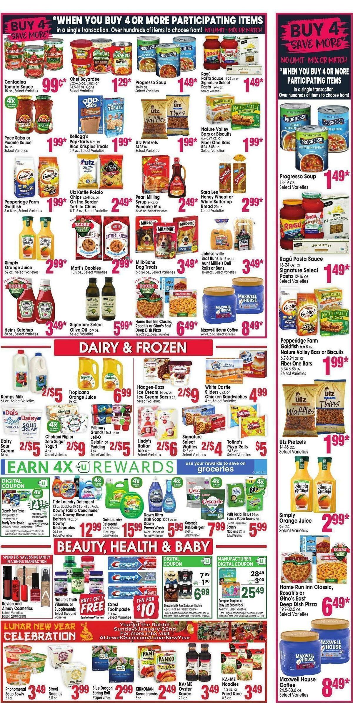 Jewel Osco Weekly Ad from January 25