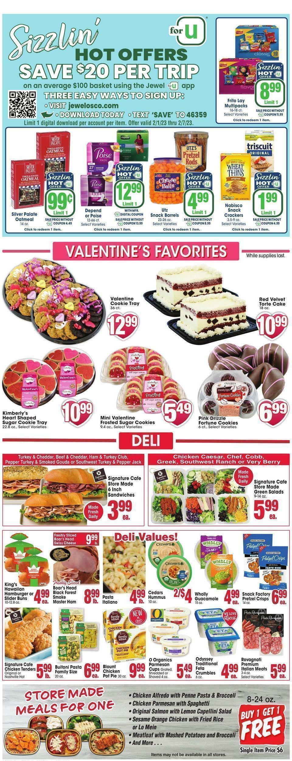 Jewel Osco Weekly Ad from February 1