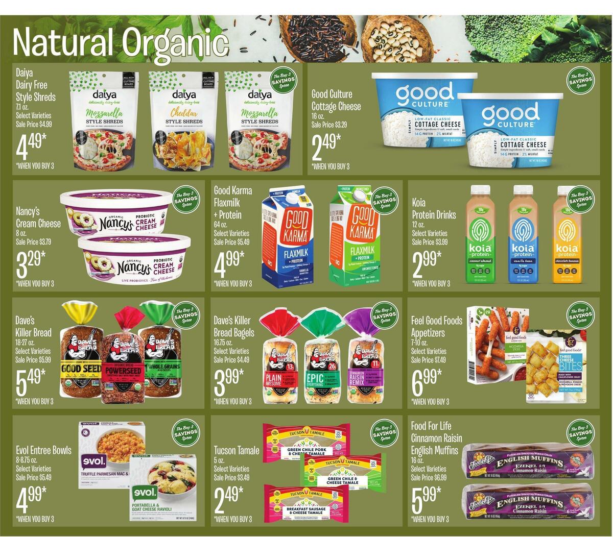 Jewel Osco Natural & Organic Weekly Ad from February 1