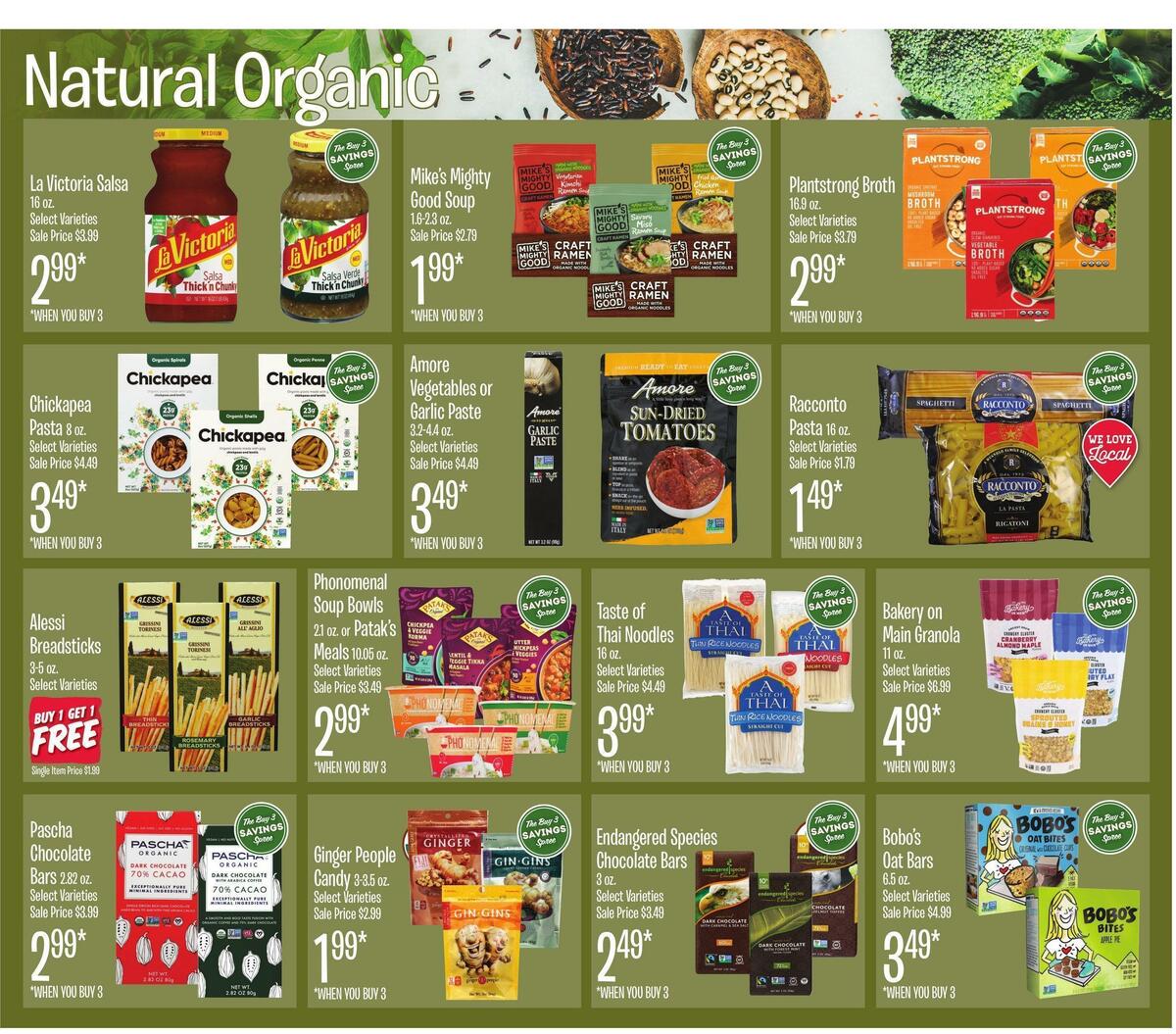 Jewel Osco Natural & Organic Weekly Ad from February 1