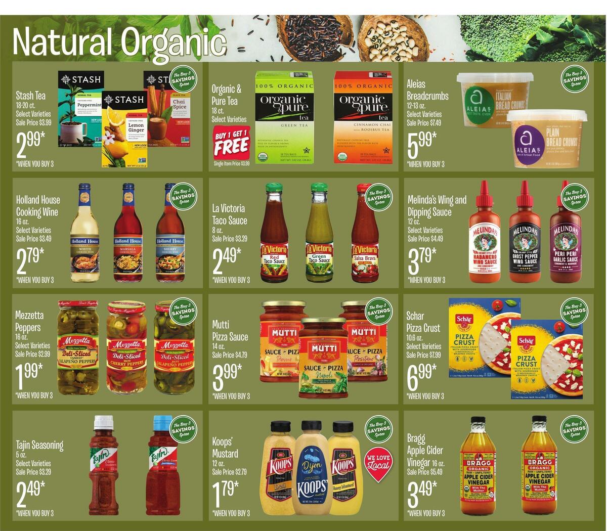 Jewel Osco Natural & Organic Weekly Ad from February 1