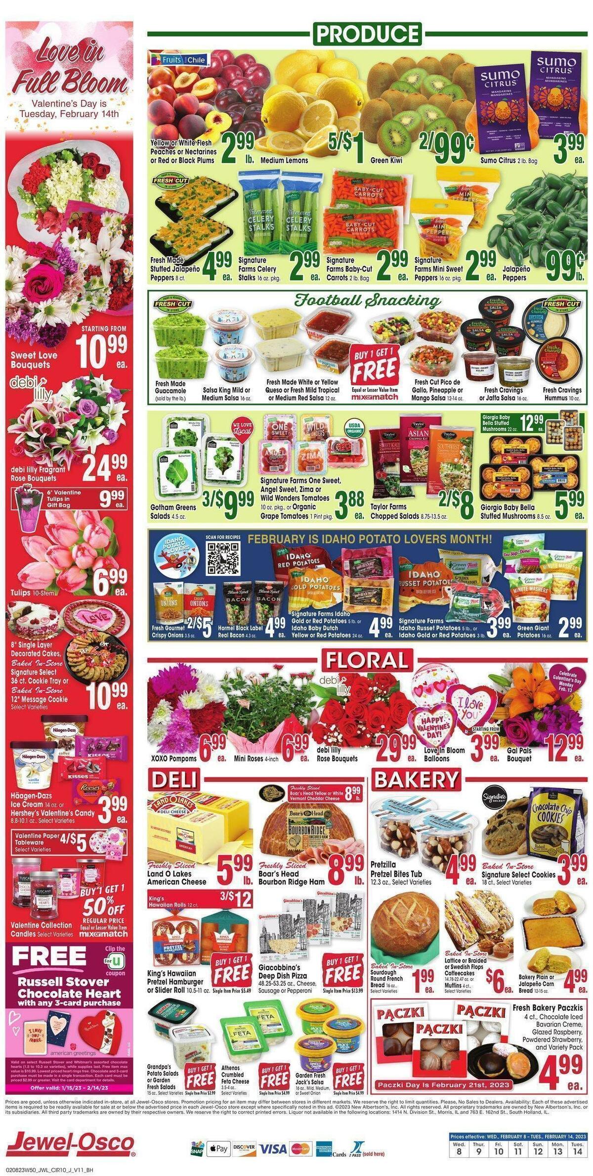 Jewel Osco Weekly Ad from February 8