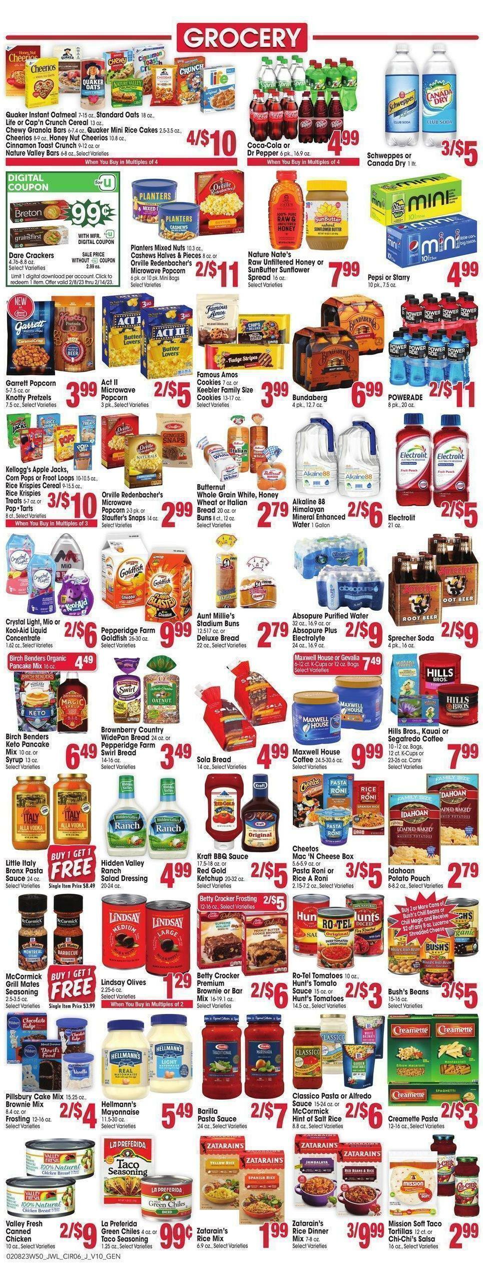 Jewel Osco Weekly Ad from February 8