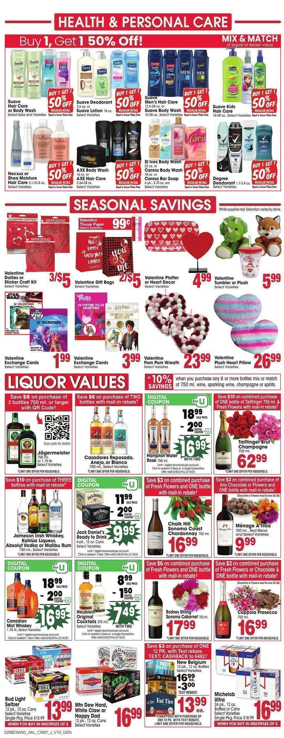 Jewel Osco Weekly Ad from February 8