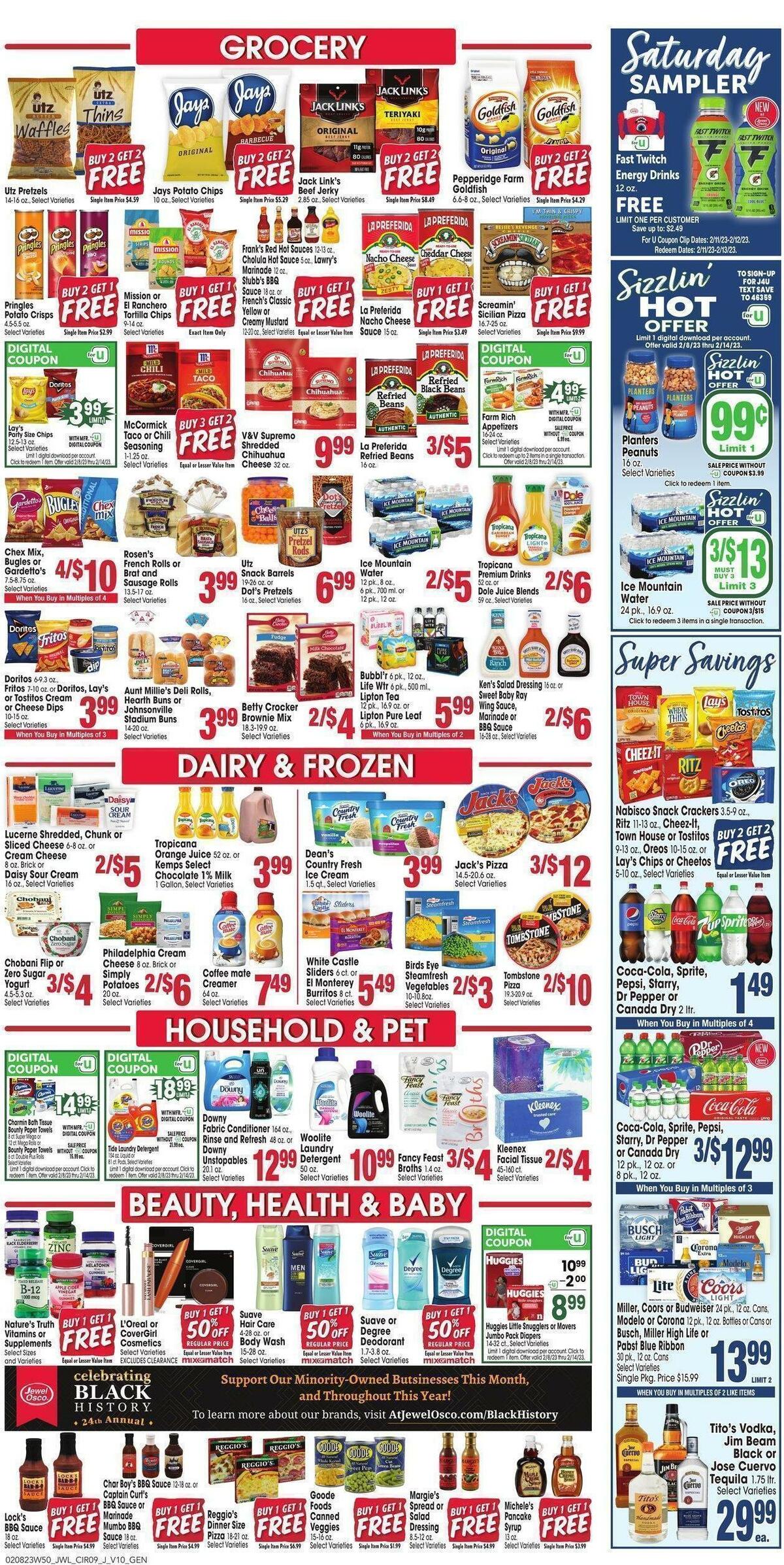 Jewel Osco Weekly Ad from February 8