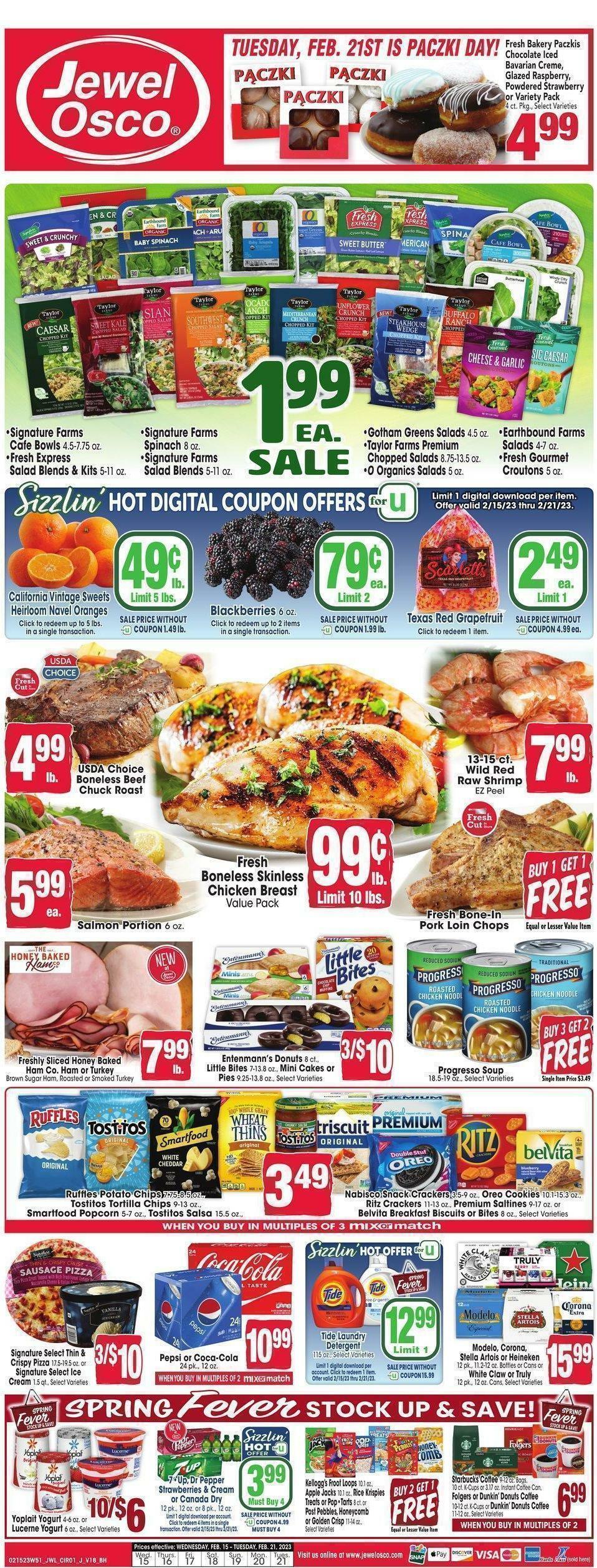 Jewel Osco Weekly Ad from February 15