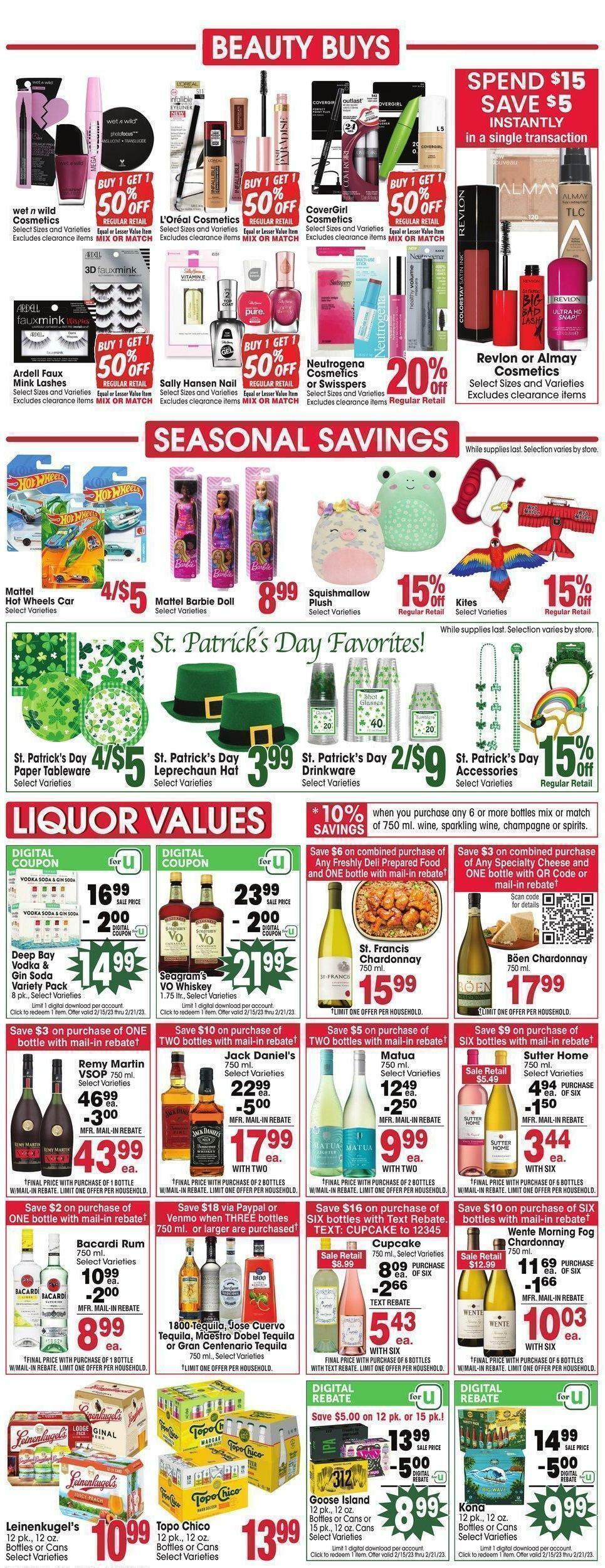 Jewel Osco Weekly Ad from February 15