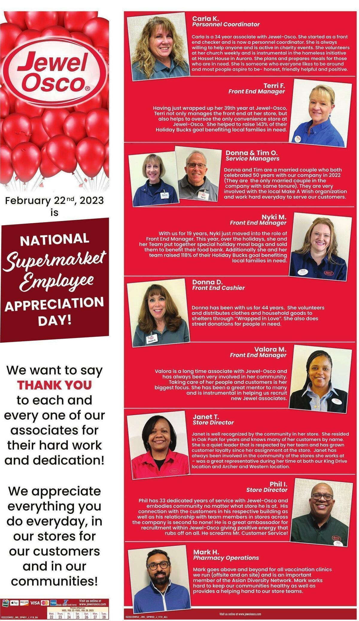 Jewel Osco Weekly Ad from February 22