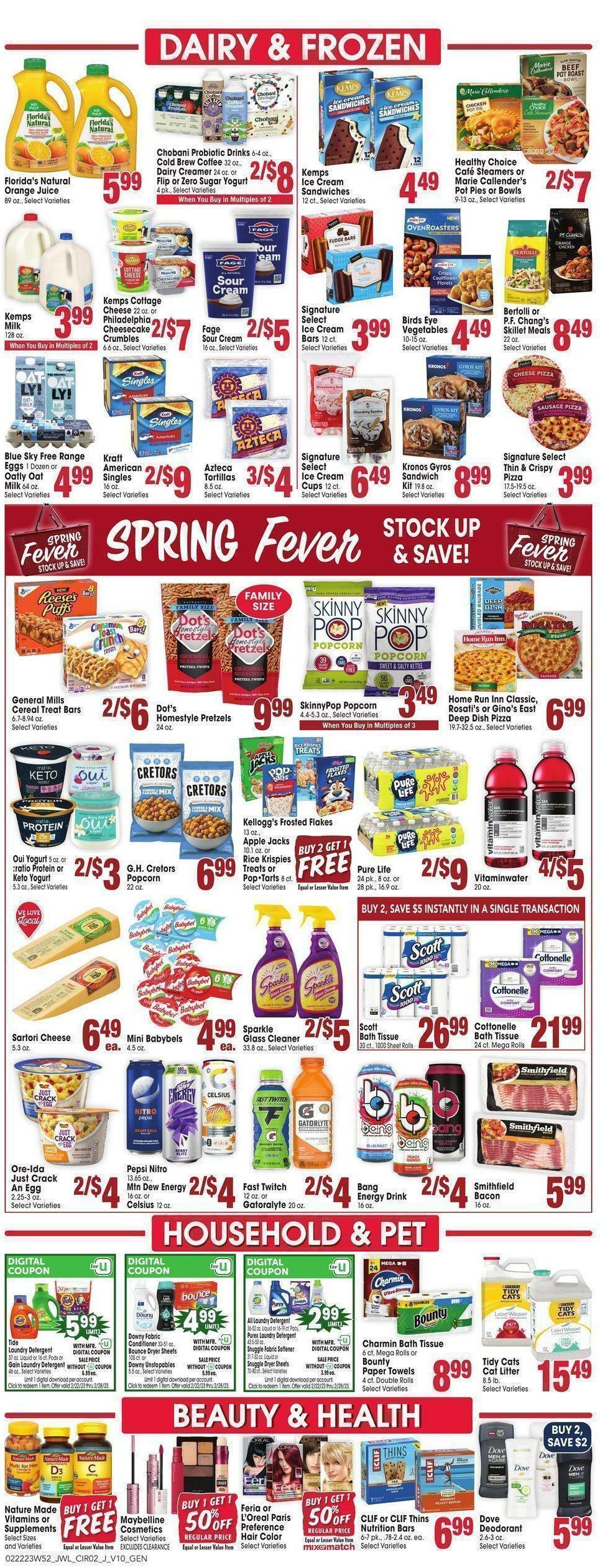 Jewel Osco Weekly Ad from February 22