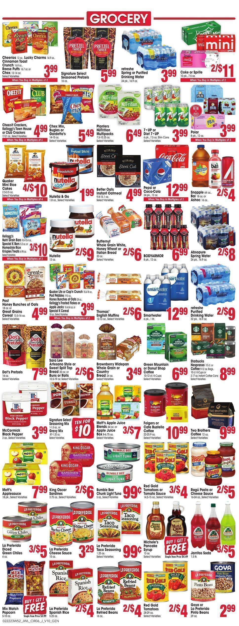 Jewel Osco Weekly Ad from February 22
