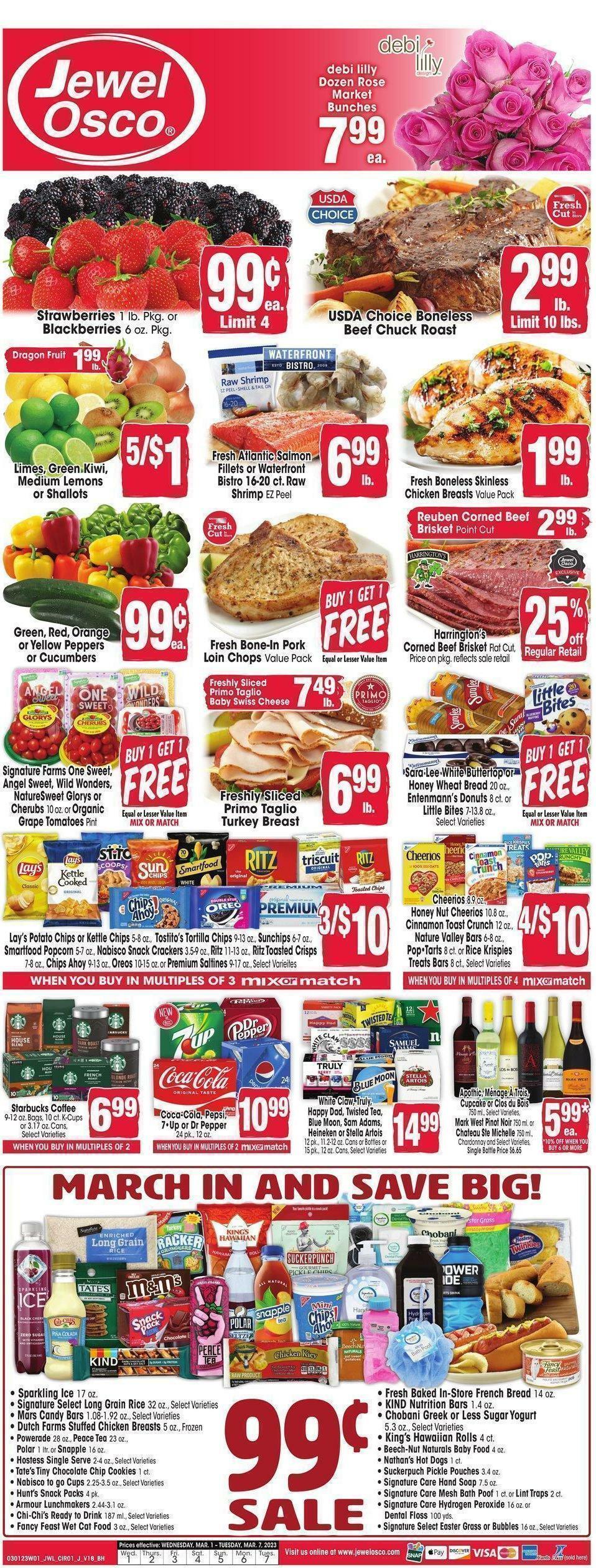 Jewel Osco Weekly Ad from March 1