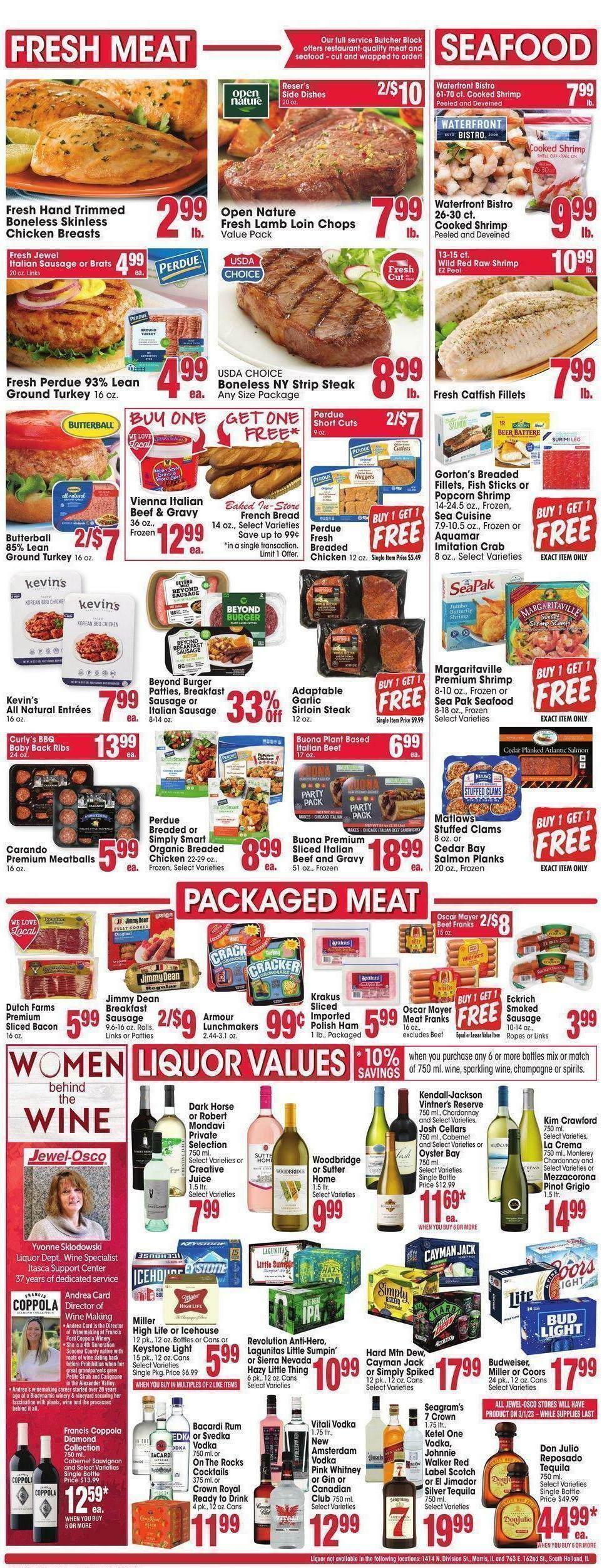 Jewel Osco Weekly Ad from March 1