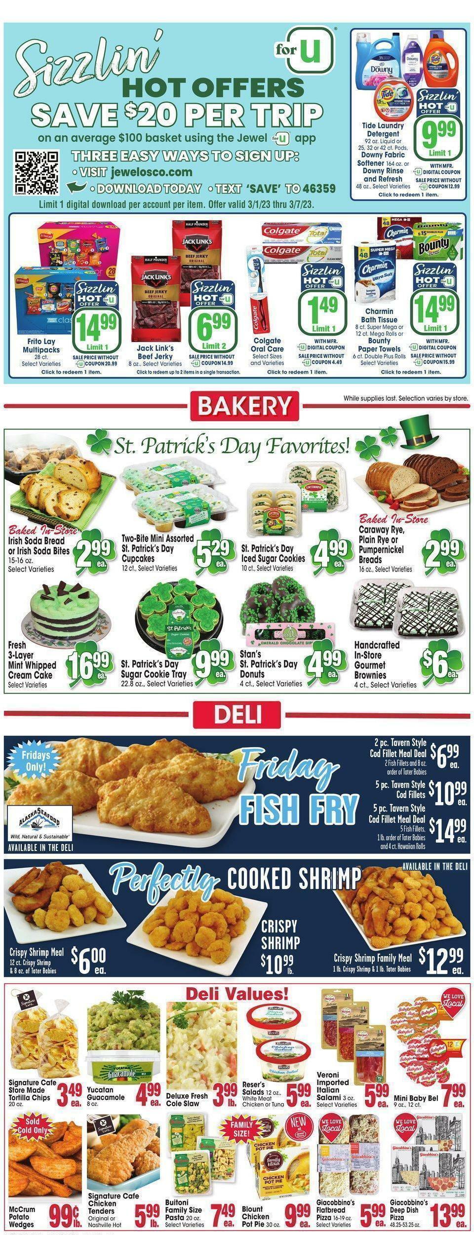 Jewel Osco Weekly Ad from March 1