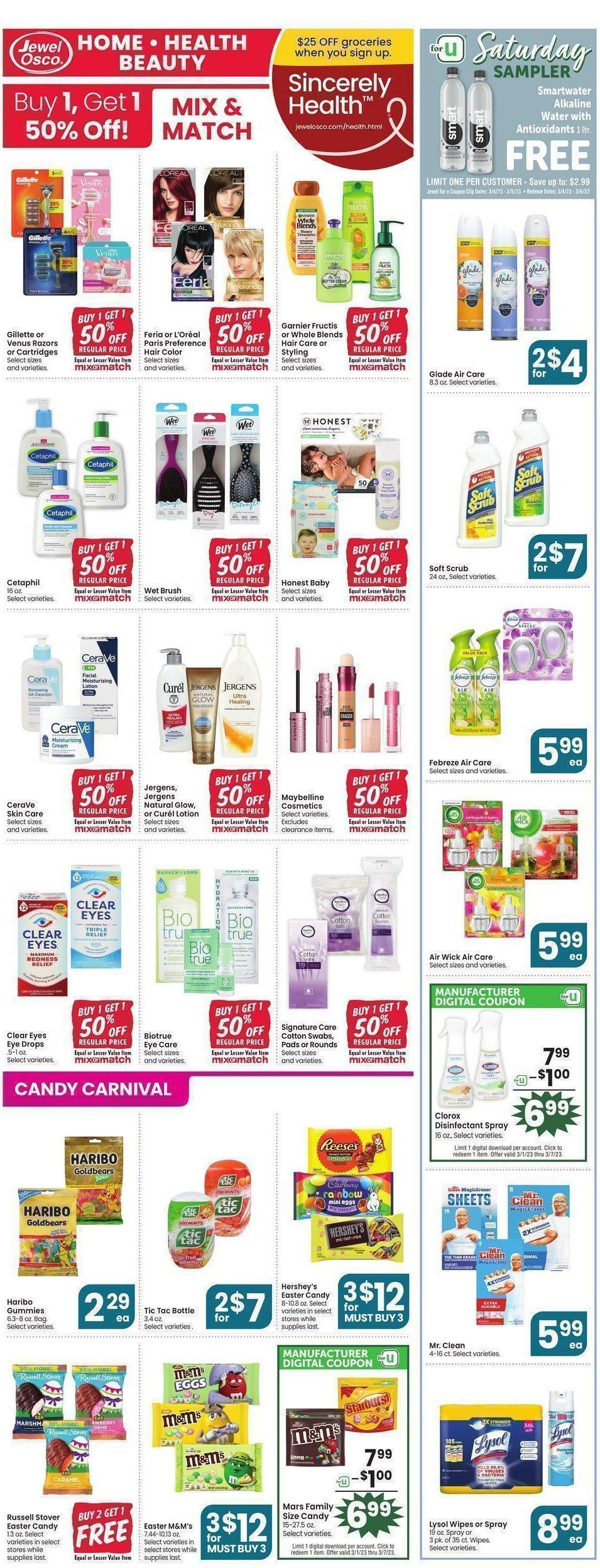 Jewel Osco Weekly Ad from March 1