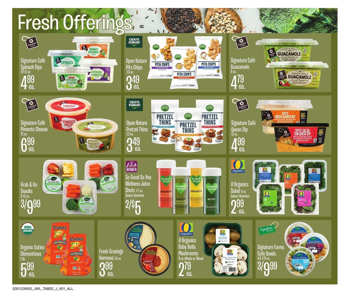 Jewel Osco Natural & Organic Weekly Ad from March 1