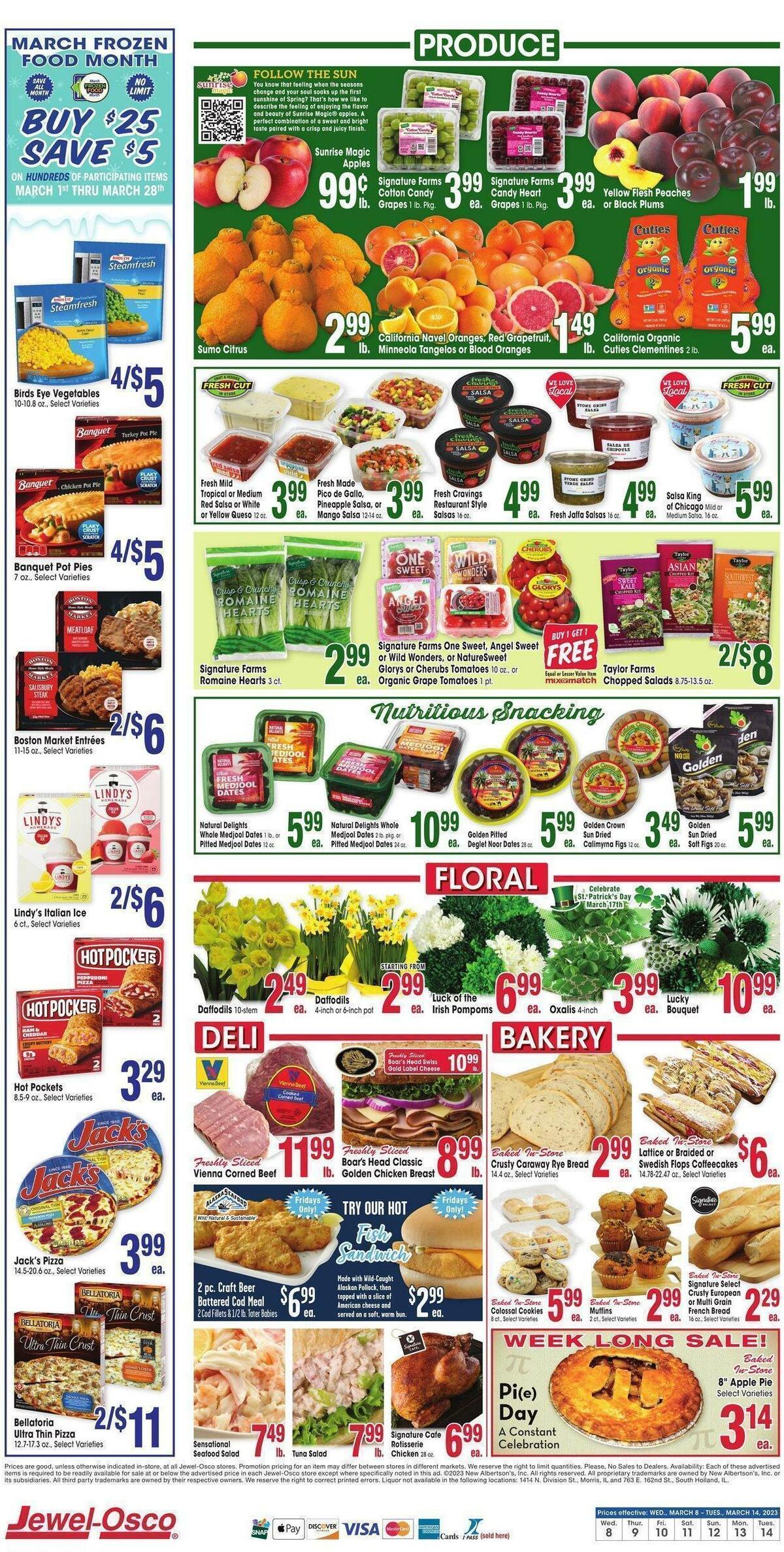 Jewel Osco Weekly Ad from March 8