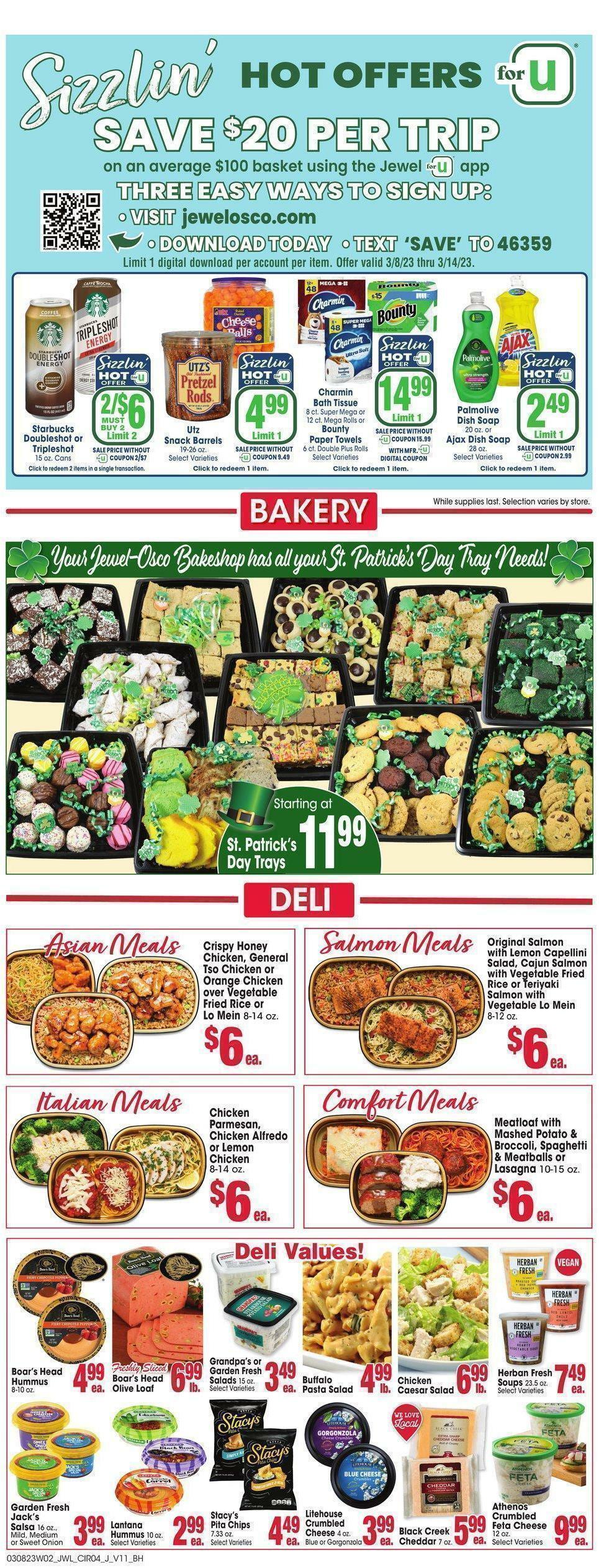 Jewel Osco Weekly Ad from March 8
