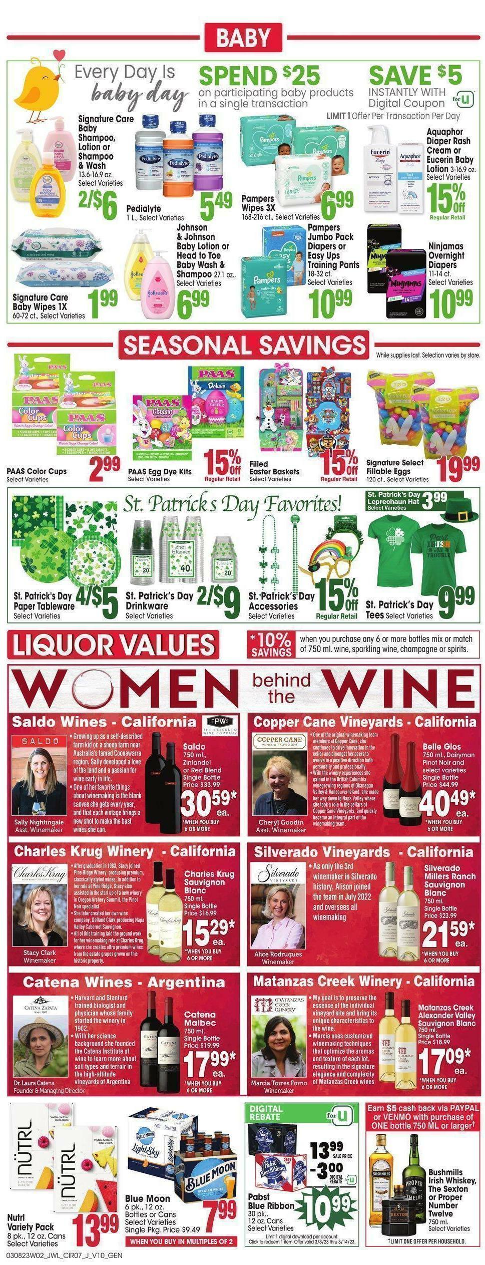 Jewel Osco Weekly Ad from March 8