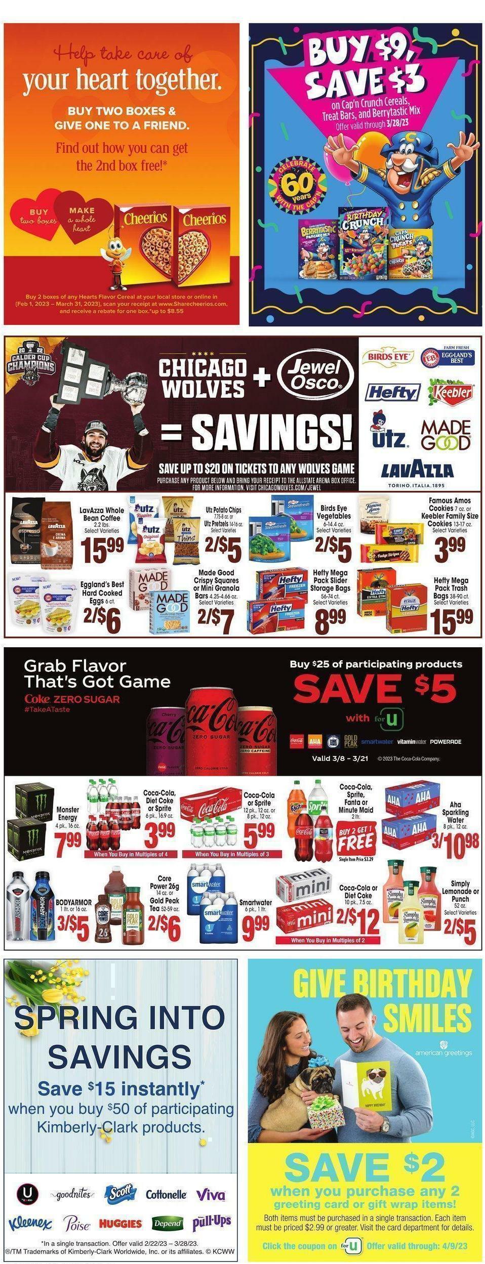 Jewel Osco Weekly Ad from March 15