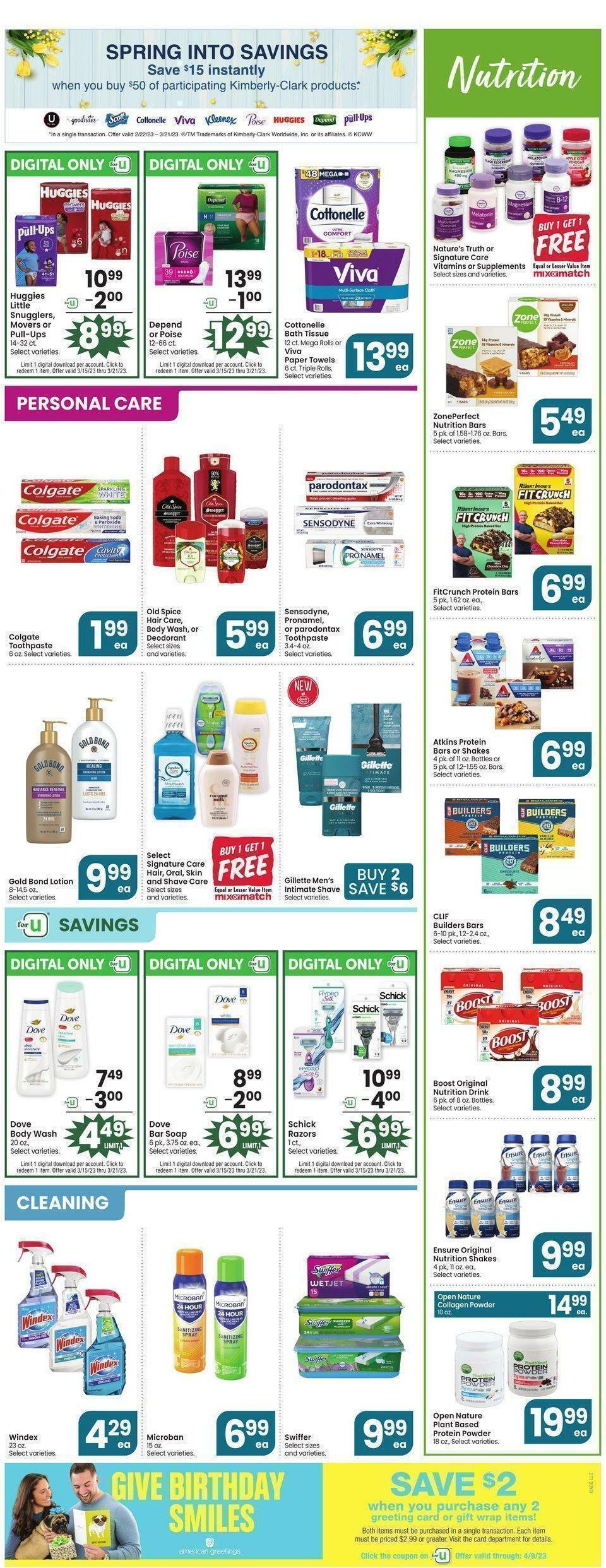 Jewel Osco Weekly Ad from March 15