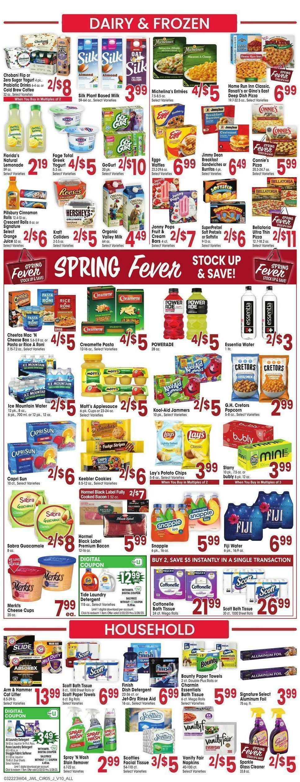 Jewel Osco Weekly Ad from March 22