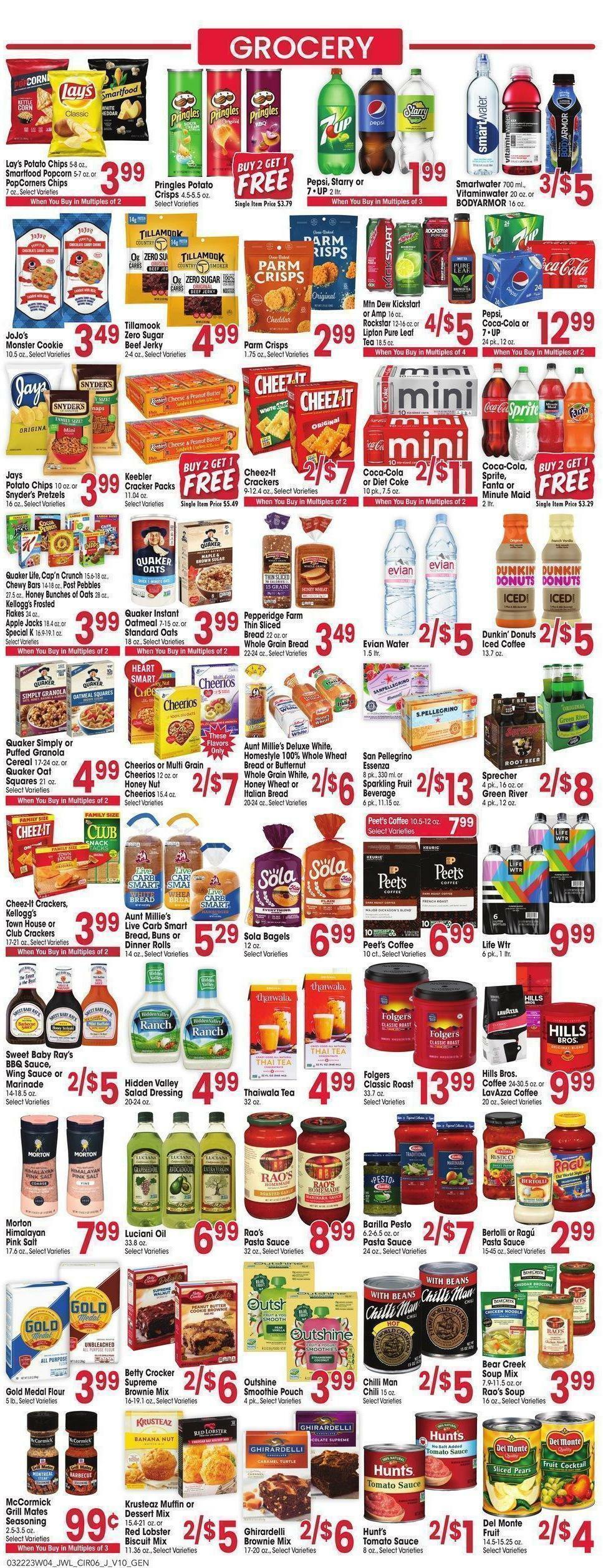 Jewel Osco Weekly Ad from March 22