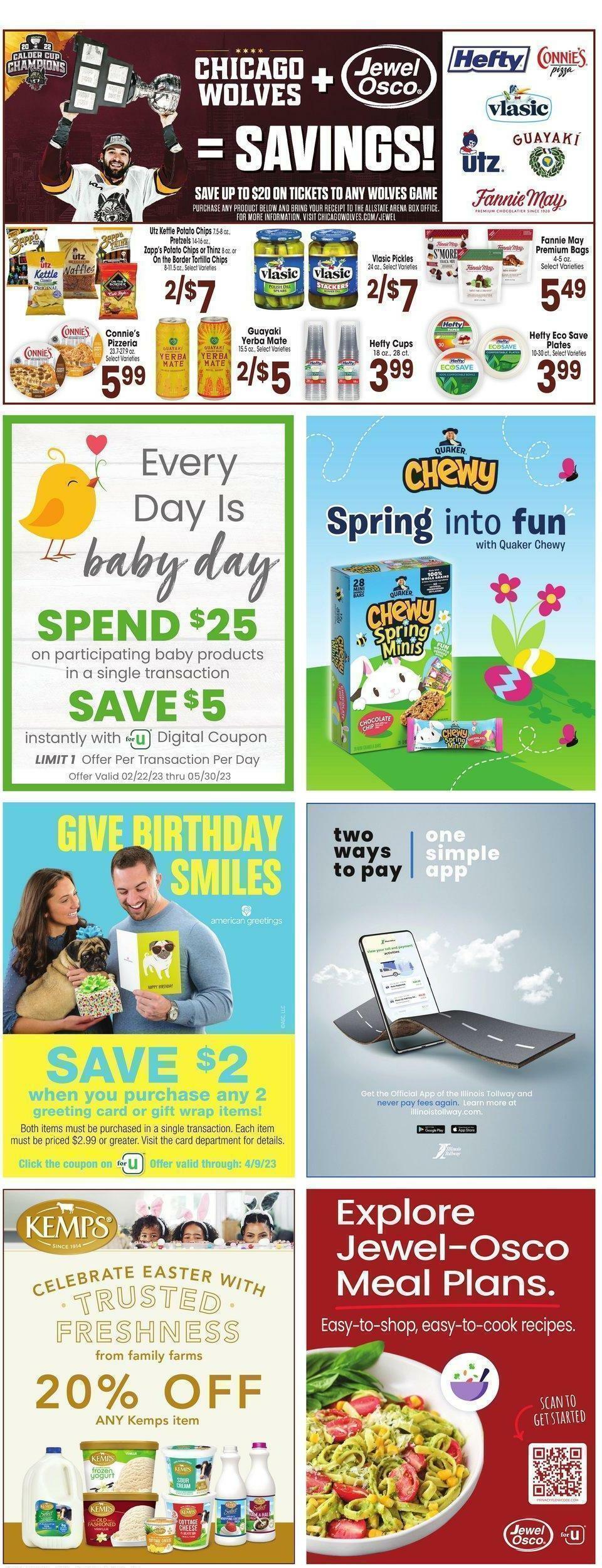 Jewel Osco Weekly Ad from March 29