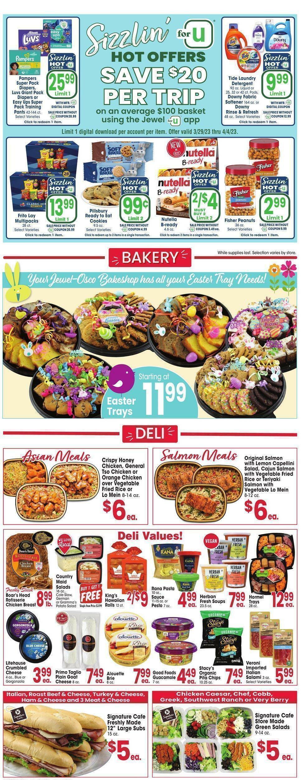 Jewel Osco Weekly Ad from March 29